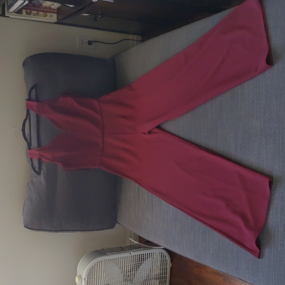 Burgundy Jumpsuit